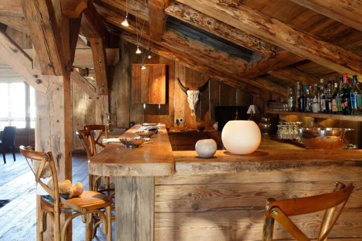 Chalet Javen - 520M2 Avec Piscine Chauffee Et Home Cinema Megève Zewnętrze zdjęcie