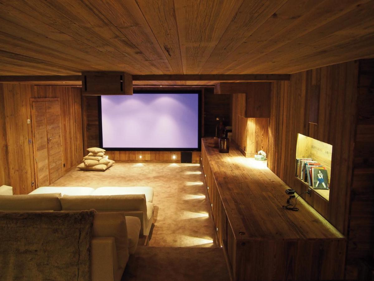 Chalet Javen - 520M2 Avec Piscine Chauffee Et Home Cinema Megève Zewnętrze zdjęcie